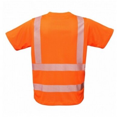 Gerai matomi MESH marškinėliai (oranžiniai) 2