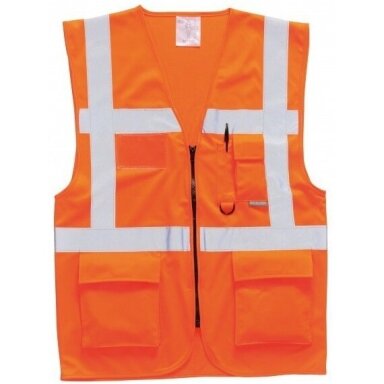 Signalinė vadovo liemenė PORTWEST (oranžinė)