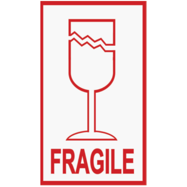 Lipdukai Fragile 100x59mm.