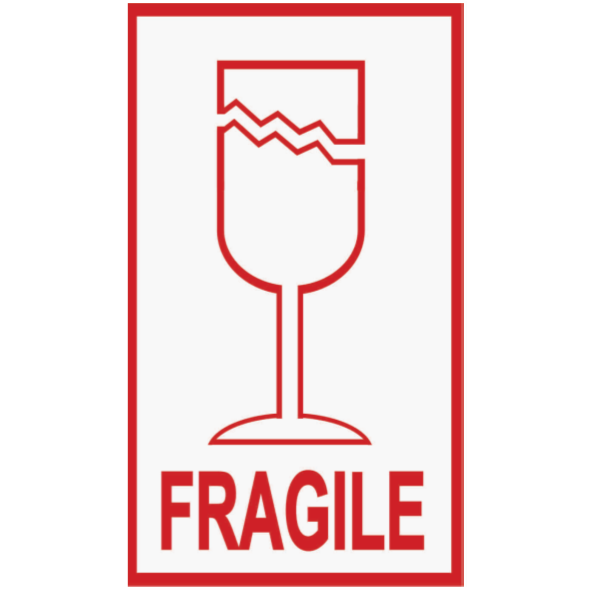 Lipdukai Fragile 100x59mm.