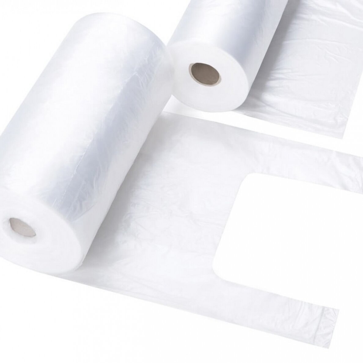 Maišeliai ritinėliuose HDPE