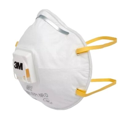 Respiratorius 3M 9312 FFP1 Nuo dulkių (su vožtuvu)