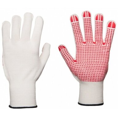 Pirštinės su PVC nailoninės