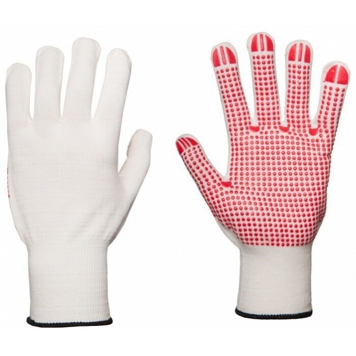 Pirštinės su PVC nailoninės