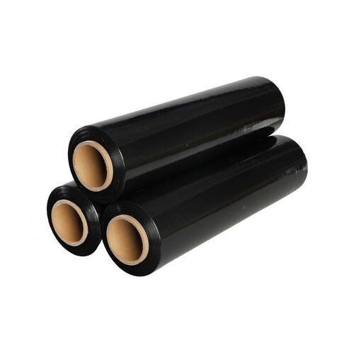 Plėvelė stretch 450mm. 17 mkr. juoda Plėvelė stretch 450mm. 17 mkr. juoda