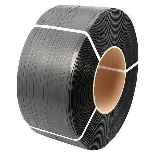 PP tvirtinimo juosta 15/0,80mm x 1700m/juoda/200 PP tvirtinimo juosta 15/0,80mm x 1700m/juoda/200