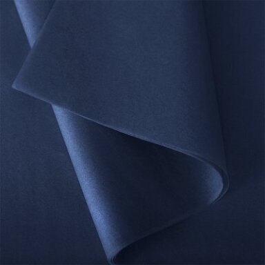 Spalvotas šilkinis pakavimo popierius Blue Nuit