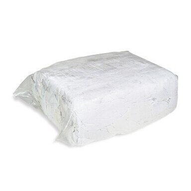 Balta tekstilė 10 kg. (skudurai) (rinktinė medvilnė)