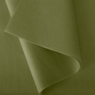 Spalvotas šilkinis pakavimo popierius Vert Mousse Spalvotas šilkinis pakavimo popierius Vert Mousse