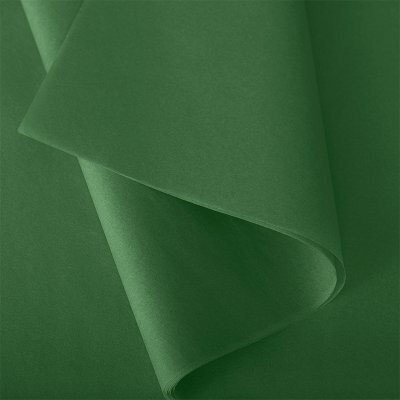 Spalvotas šilkinis pakavimo popierius Vert Sapin
