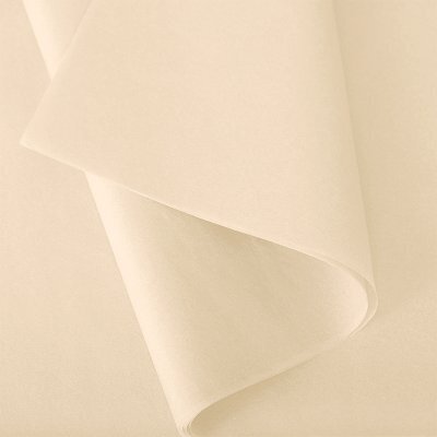 Spalvotas šilkinis pakavimo popierius Creme Spalvotas šilkinis pakavimo popierius Creme